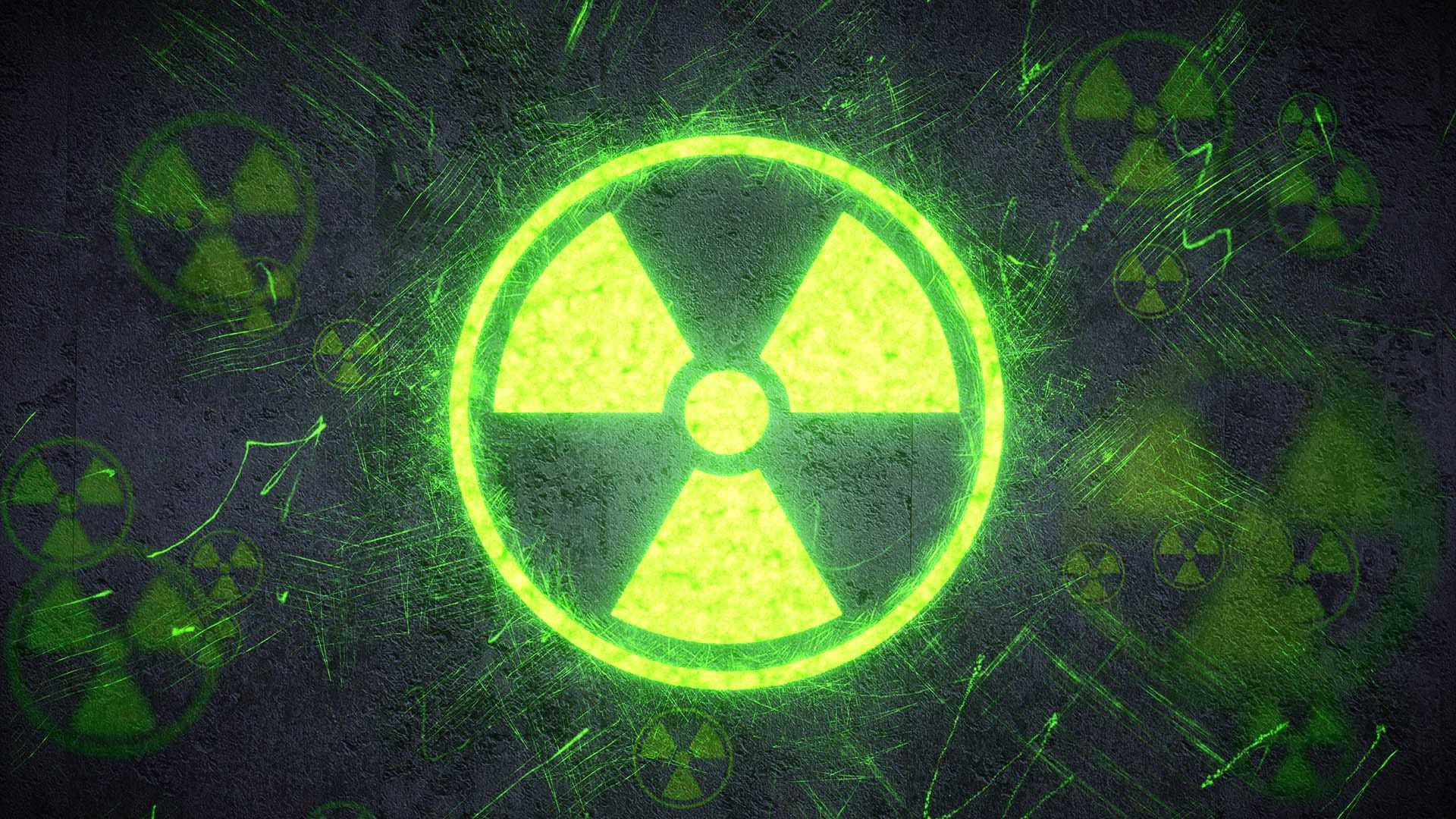 Uranium radiation atom