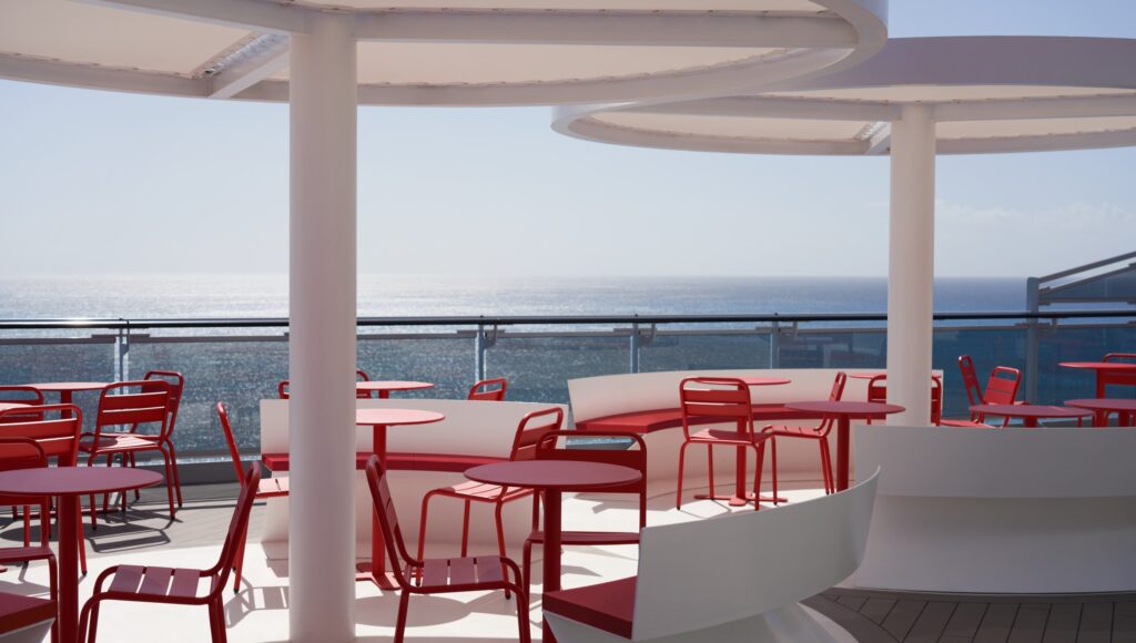Sun Club Cafe, Virgin Voyages