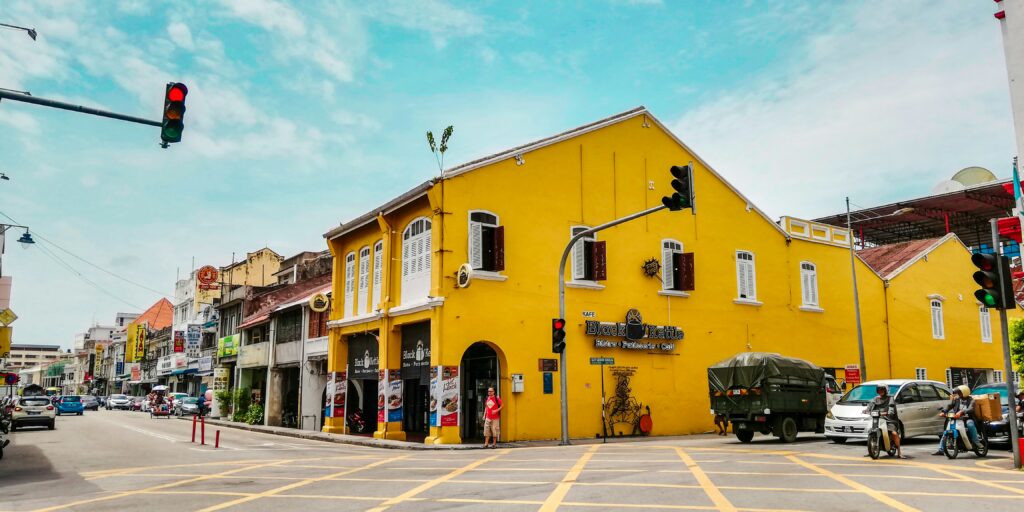 Coffee Shop in Penang Island, Malaysia