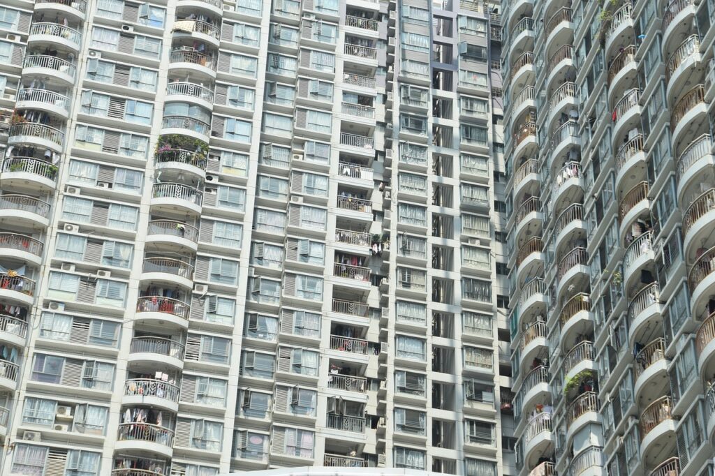 Apartment building in Shenzen, China