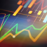 Stock market chart