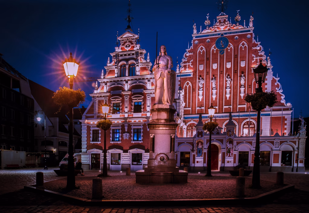 The House of the Blackheads on Town Hall Square in Riga, Latvia